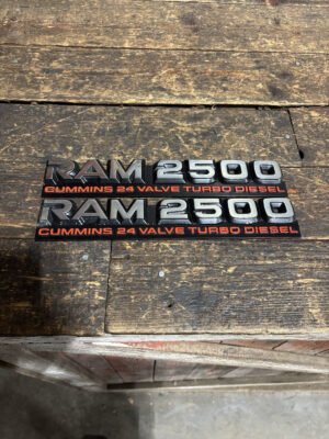 1998 .5-2002 DODGE RAM 2500 5.9L 24V CUMMINS DOOR EMBLEMS DECALS