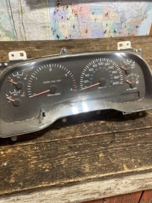 2001 2002 DODGE RAM 2500 3500 CUMMINS INSTRUMENT GAUGE CLUSTER 408km 56045790AB