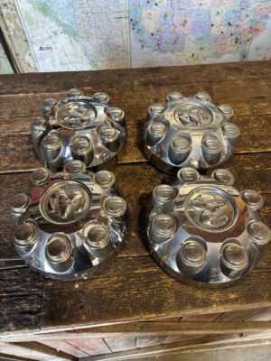 OEM 2003 - 2012 Dodge Ram 2500/3500 SET OF CHROME Center HUB Caps 52121450AD