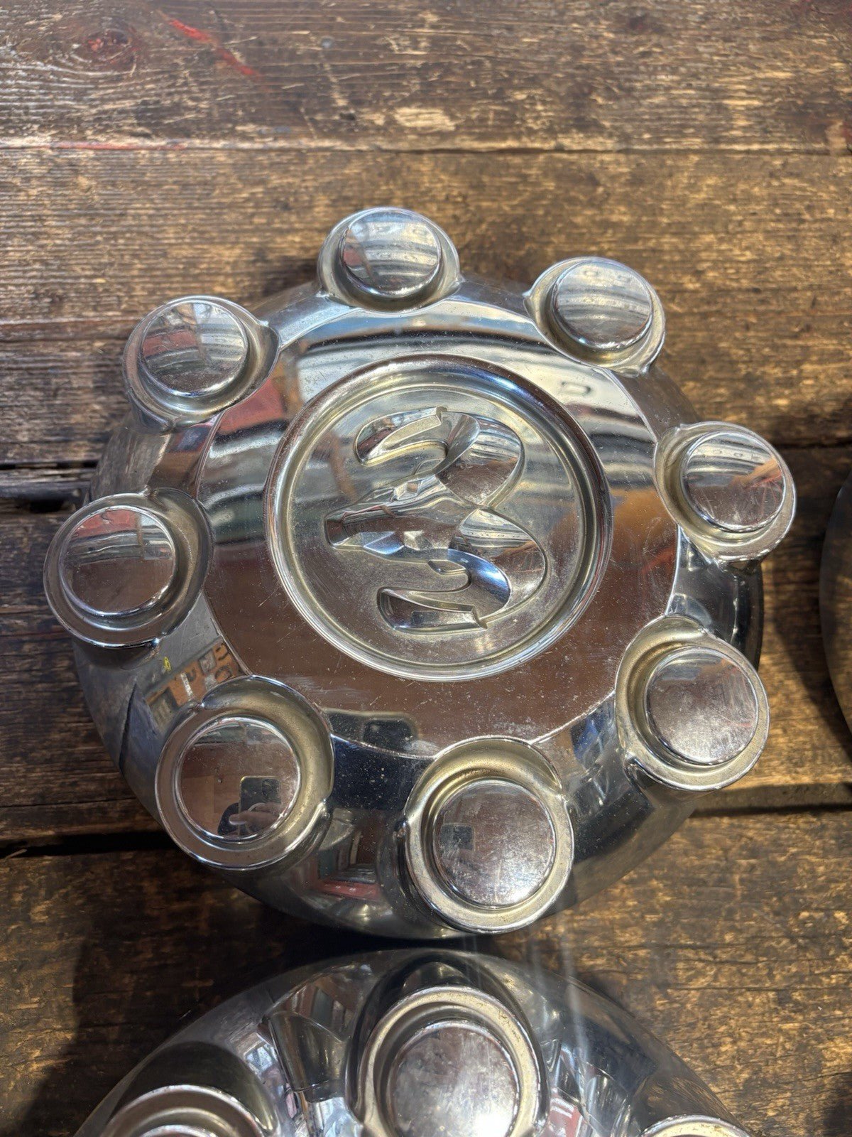 OEM 2003 - 2012 Dodge Ram 2500/3500 SET OF CHROME Center HUB Caps 52121450AD - Image 4